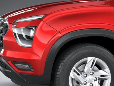 Hyundai Creta SU2 2022 3D model