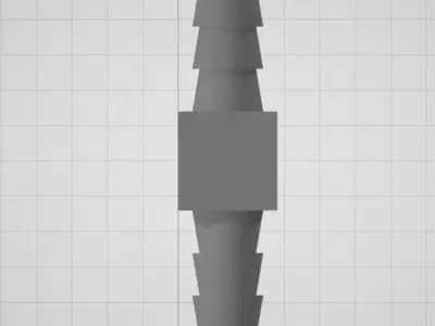 Connectors for 4mm tubes 3D print model