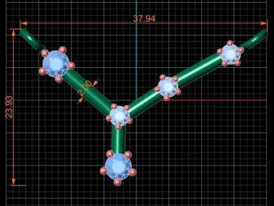 CANCER necklace 65-MP 3D print model