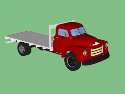 Bedford Truck 3D Model 3D print model