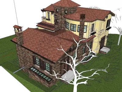 Regal-Luxury-Villa Area-01 3D model