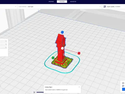 medieval urban stone lantern 5 3D print model