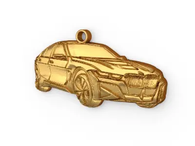 car pendant-06 printable jewelry 3D print model