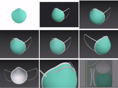 Mask Pack 2 3D model