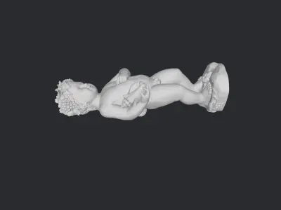 Cupid sculpture 3D model