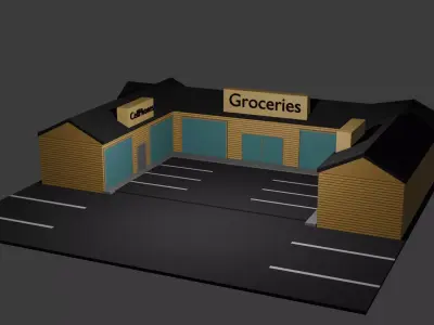 Store complex Free 3D model