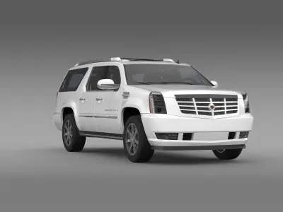 Cadillac Escalade ESV 2010 3D model