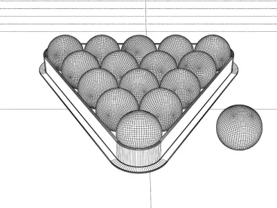 Billiard Balls 3D model