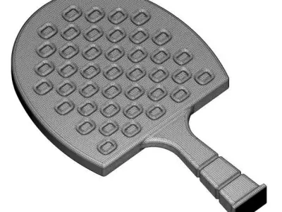 Kids Tennis Paddle Toy 3D model