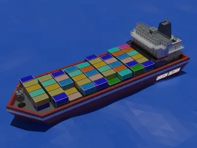 3D SHIP Free 3D model