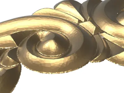  decorative pattern ready for 3D printing 3D model 135