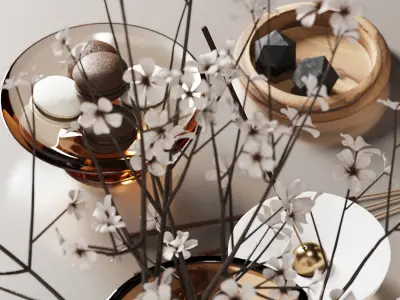 Decorative Set 08 3D model