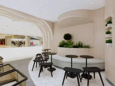 Kenangan Coffee Shop Interior  3D model