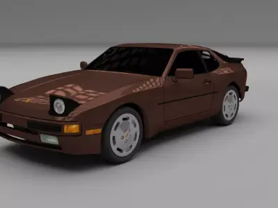 Porsche 944 S 3D model
