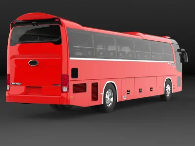 Kia Granbird SIlkroad 2015 Low-poly 3D model