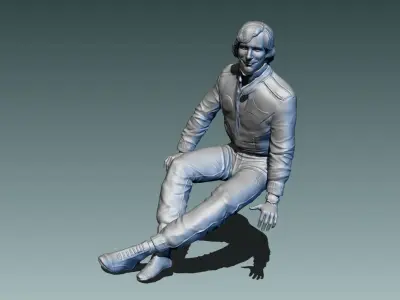 James Hunt Racer 3D print model