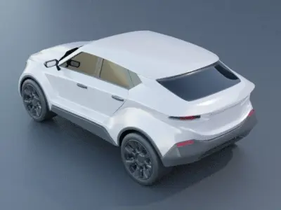 Generic SUV concept 3D model