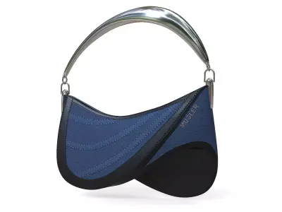 Casey Cadwallader Mugler Bag Jeans Low-poly 3D model