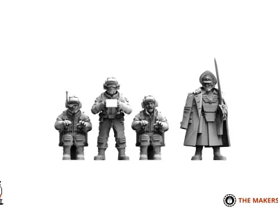 Universal Guard - Command Tank 3D print model