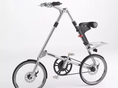 STRIDA SX Silver Brush 3D model