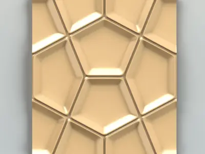 Wall panel 008 3D model