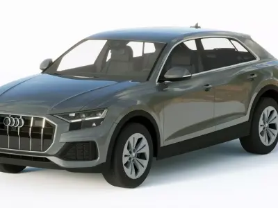 Audi Q8 2019 3D model