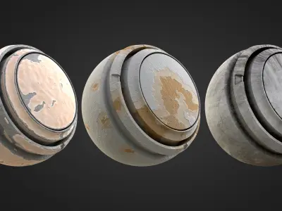 20 Damaged Wall Smart Material  Environment Library VOL 04 Texture