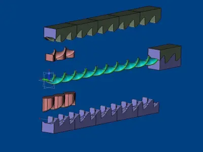 body of arrow toy Free 3D model