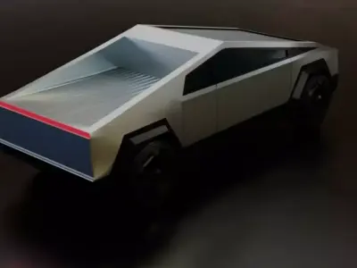 Cybertruck by Tesla Free 3D model