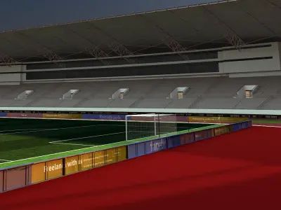 Football Soccer stadium  3D model