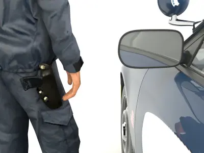 Patrolman 4K 3D model