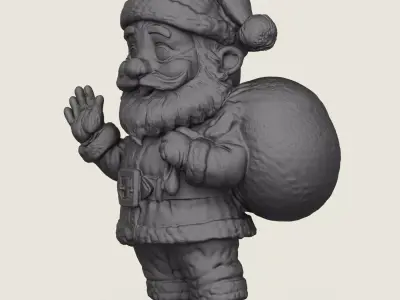 Santa Claus 3D print model 2
