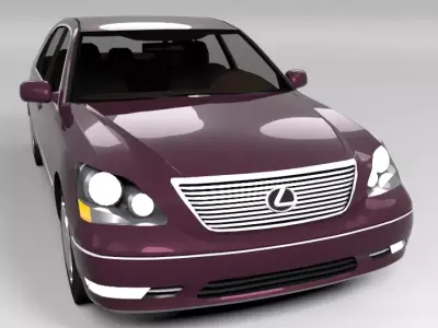 LEXUS LS 430 LOWPOLY Low-poly 3D model