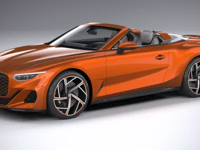 Bentley Batur Convertible 2025 3D model