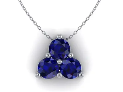 3 Stones pendant  3D print model