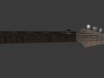 Electric Guitar Free Free low-poly 3D model