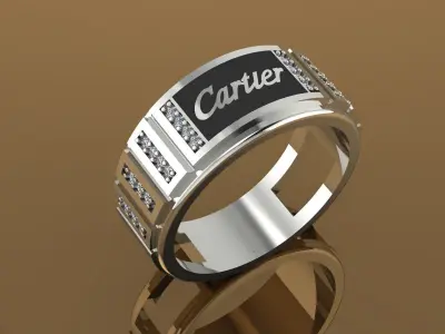 Man Ring Luxury 3D print model