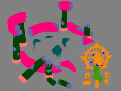 Stone Kazlog shallow bay - Naga Miracle 02 3D model