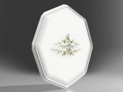 Classic molding NGon shaped LS design 3D model