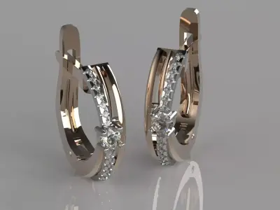 Jewelry set 3D print model shop