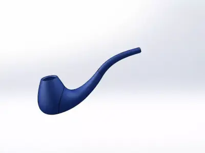 cigarett pipe 3D print model