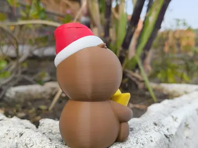 Christmas Special - Cute little Sloth 3D print model