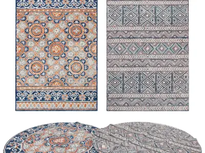 Rugs No 1054 Low-poly 3D model