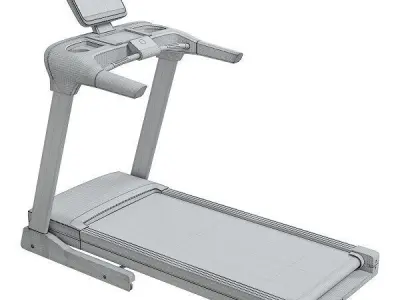 Treadmill FitLogic Low-poly 3D model