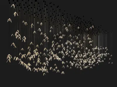 Crystal Chandelier 3D model purchase