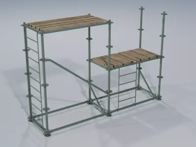 modular scaffolding 3D model