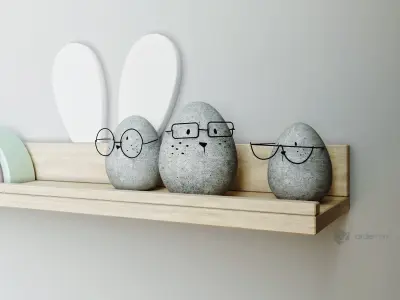 Children furniture set 3D model