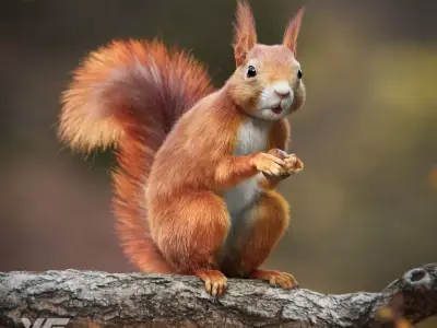 RedSquirrel Summer Animated VFX Grace 3D model