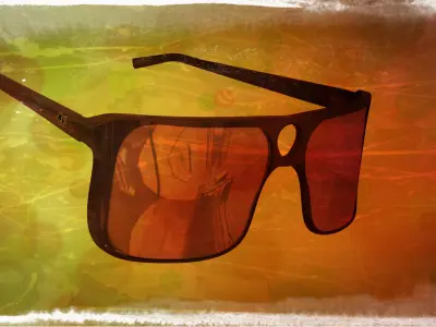 Carrera racers sunglasses 3D model