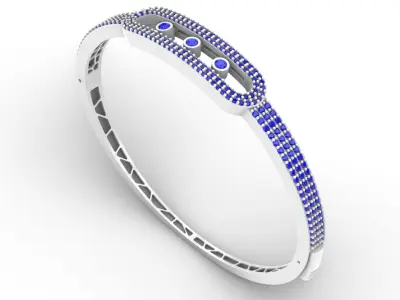 Jewelry Messika Move Bracelet Model M-01 Free 3D print model